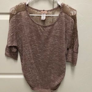 Rose gold blouse